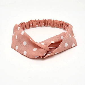 Women Hair Accessories Wave Point Headbands Cross Knot Elastic Hair Bands Girls Makeup HeadBand