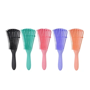 2021 new fashion comb unique shape like crab colorful comb Detangling Hair Brush logo can be printed hair brush combs
