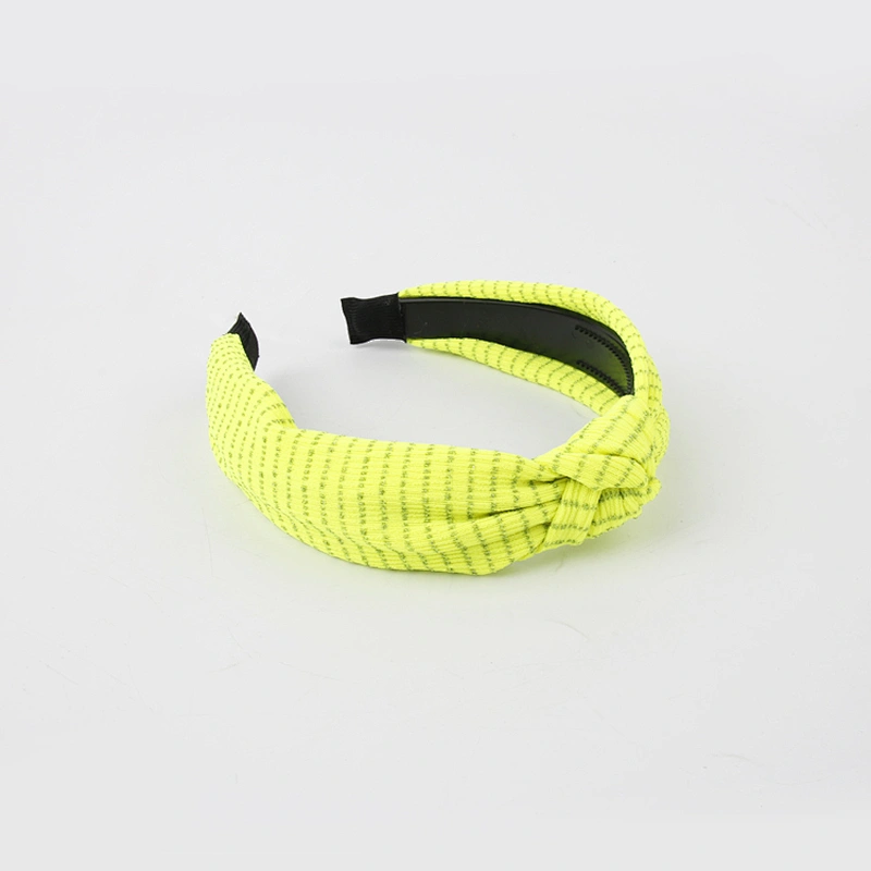 2021 Wholesale New Design Colorful Elastic Headband Twisted Knotted Headband For Women