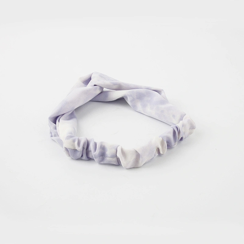 2021 Wholesale Hairband Women Colorful Twisted Knotted Head Wrap Elastic Turban Headband