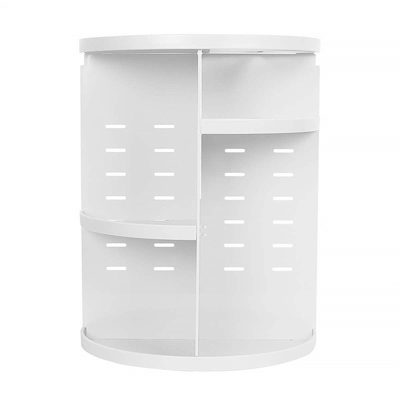 Custom Hot Sale Simple Design Desktop Rotatable Multifunctional Makeup Storage Organizer