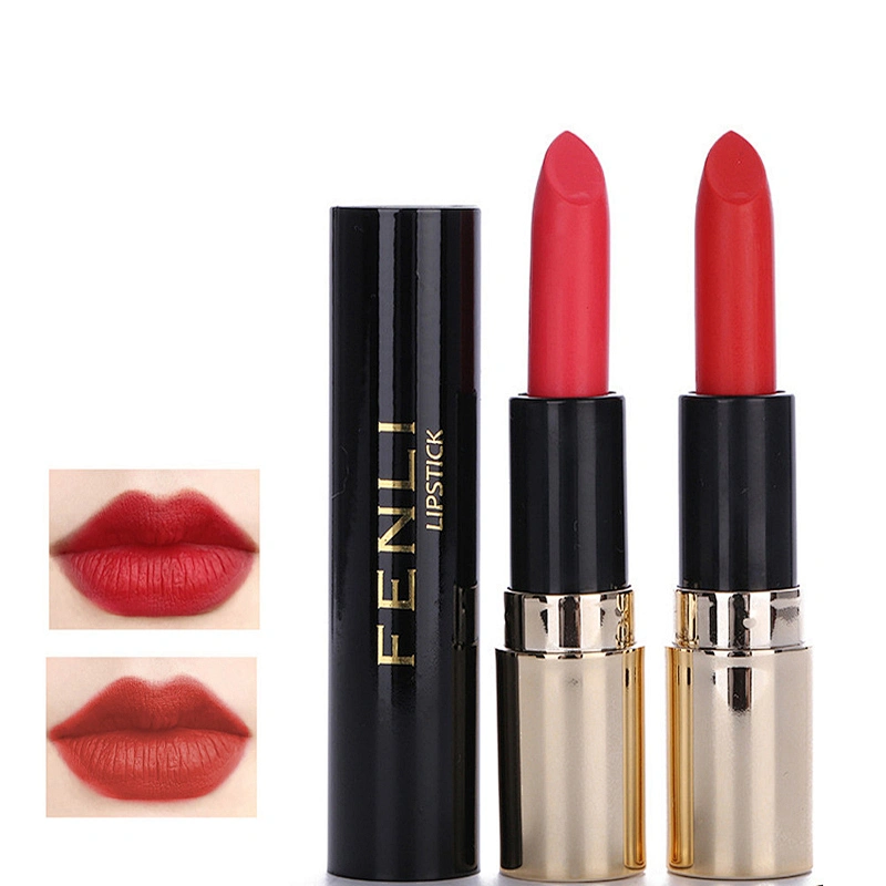 Customize Private Label Fashion Design 6 Colors Matte Glitter Lipstick Brands Double Heads Lipstick