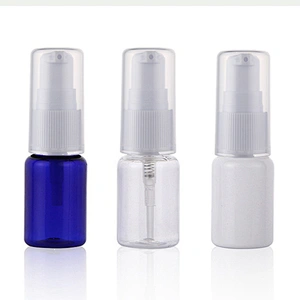 Refillable fine mist hair care packaging10ml plastic spray bottle