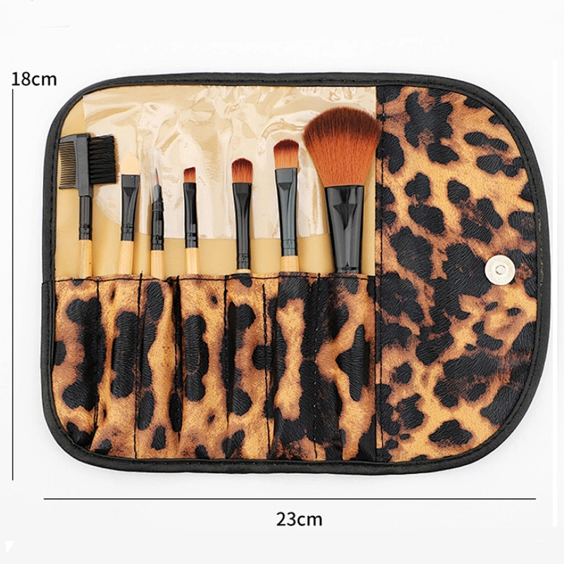 Professional Makeup Leopard Print Brush Kit