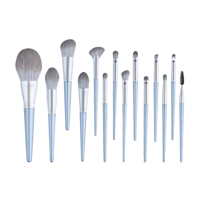 High Quality Vegan Synthetic Make Up Brushes Luxury Professional Private Label Makeup Brush Set Custom Makeup Brush