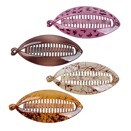 Wholesale 2021 Hot SaleFish Shape Leaves Shape Simple Style Classic Geometric Hair Pins