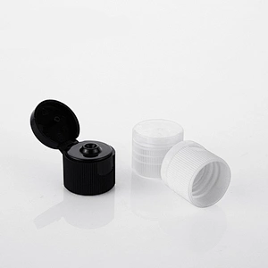 Luxury cosmetic skincare packaging flat shoulder glass bottle 20 ml black pump body lotion bottle