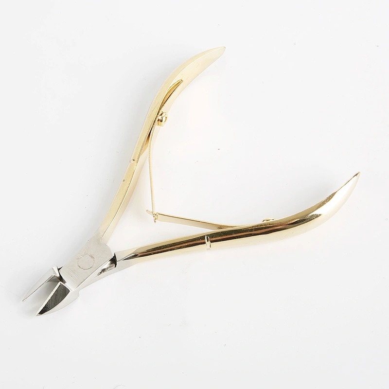 High Quality Nail Cuticle Nipper Barbed Nail Clipper Silver Stainless Steel Scissors Nail Dead Skin Remover Tool