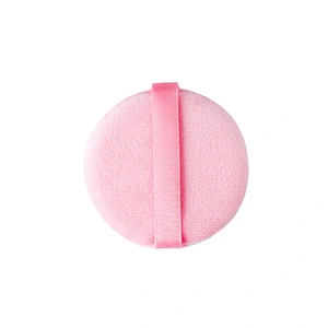 Custom Puff Pink Beige Purple Diamete 10 Centermeter Cotton Puff Microfibre Makeup Sponge Box Set
