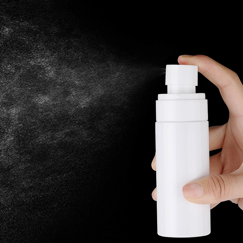 fancy clear flat shoulder plastic bottle 80ml/100ml/120ml clear plastic bottle with stopper and cap