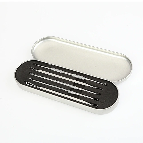Durable and High Quality Acne Deduction Device 5-piece Set Eyebrow Tweezers Kit
