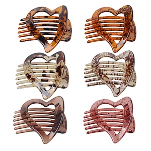 2021 New Fashion Large Size Hair Accessories Classic Style Leopard Geometric Hair Pins