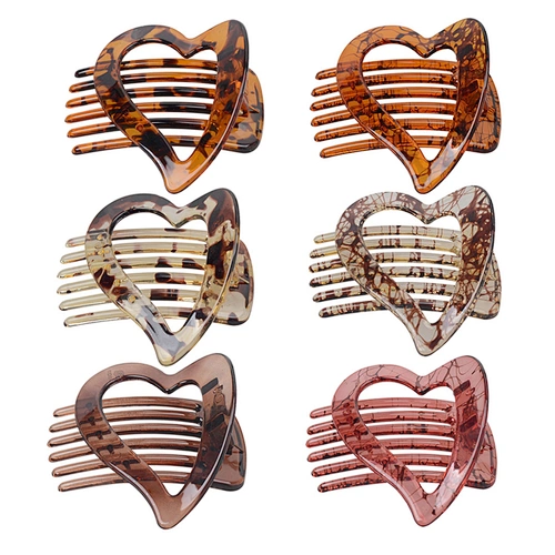 2021 New Fashion Large Size Hair Accessories Classic Style Leopard Geometric Hair Pins