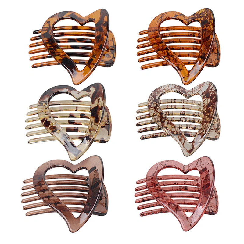 2021 New Fashion Large Size Hair Accessories Classic Style Leopard Geometric Hair Pins