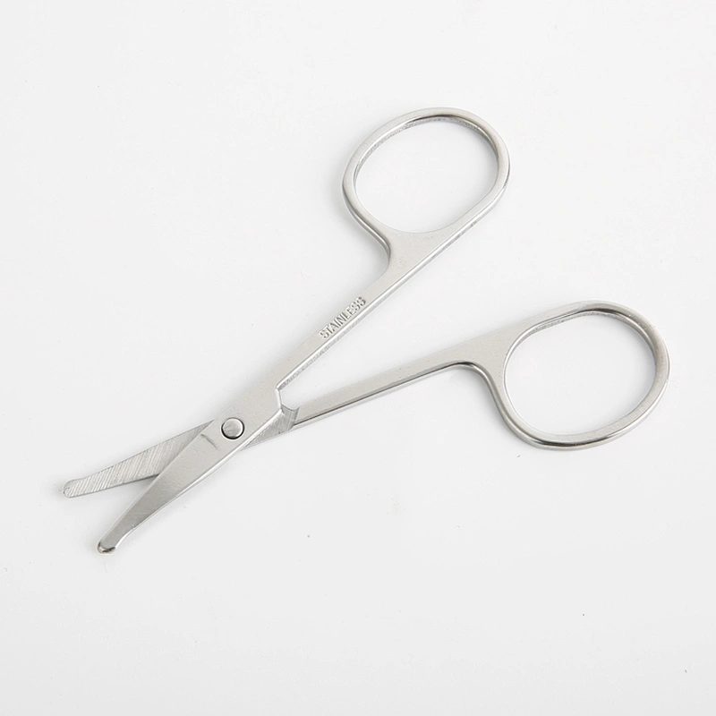 2021 hotselling private label eyelash tools in stock eyelash scissors small make up sharp eyebrow scissors