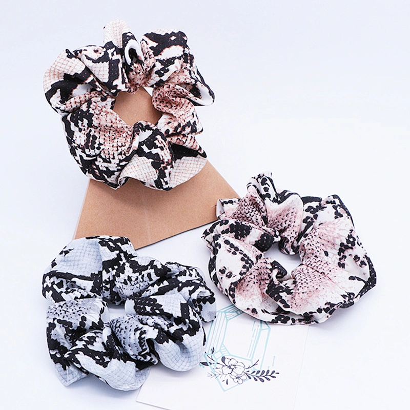2021 Wholesale fancy fashion tie dye hairbands women elastic hidden packet hair scrunchies
