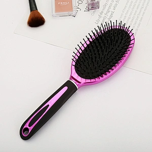 different types of combs gathered  Paddle Brush Round Hair Brush hair wide tooth dry wet comb suitable for curly hair comb