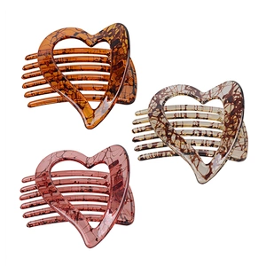 2021 New Fashion Large Size Hair Accessories Classic Style Leopard Geometric Hair Pins
