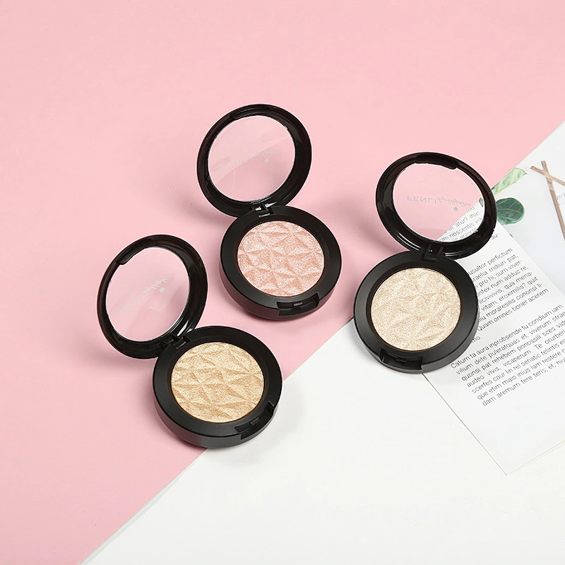 Private Label Cosmetics Single Glow Highlight Custom Baked Highlighter Makeup