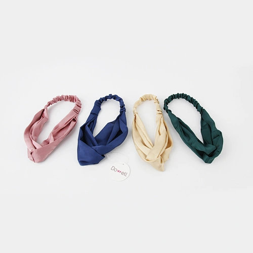 Newest hot sale colorful fashion headbands Korean trendy golden silk thread knot girl headband