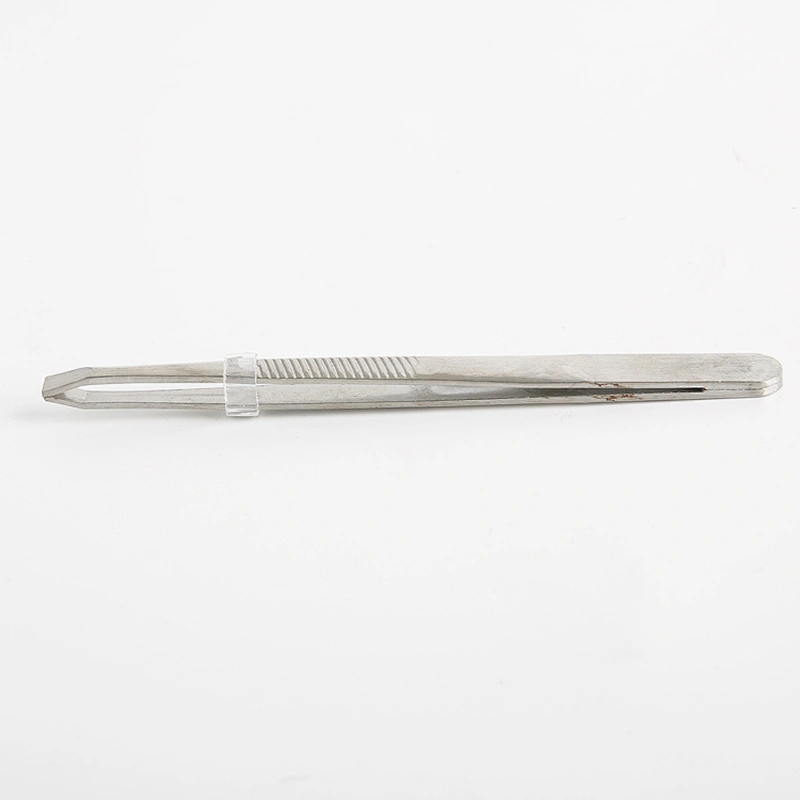 Wholesale Low MOQ Quality Customized Color Stainless Steel Eyelash Tweezers Eyebrow Tweezers