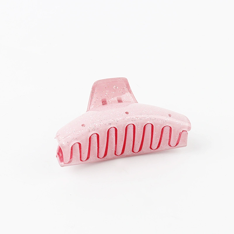 2021 Simple Design Hair Claw For  Women and Girls Small Spot Pattern Blink Hair Claw