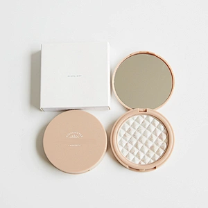 Makeup highlight blush palette Face Two-color Repairing Tray Powder Waterproof Sweat-prooftray