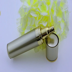 Cosmetic packaging 30ml 50ml 80ml 100ml 120ml acrylic plastic bottle with lotion pump airless pump bottle