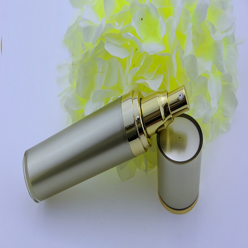 Cosmetic packaging 30ml 50ml 80ml 100ml 120ml acrylic plastic bottle with lotion pump airless pump bottle