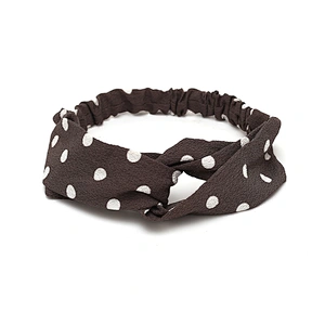 Women Hair Accessories Wave Point Headbands Cross Knot Elastic Hair Bands Girls Makeup HeadBand