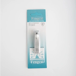Wholesale Stainless Steel Flat Blade Black Nail Cutter Clipper with Customized Logo