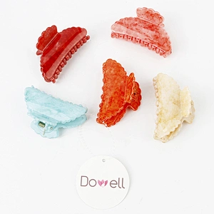 Lively Style Waves The Edge Marble Color Classic Style Large Size Hair Accessories Hair Clips
