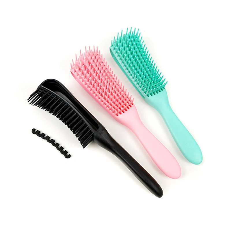 2021 new fashion comb unique shape like crab colorful comb Detangling Hair Brush logo can be printed hair brush combs