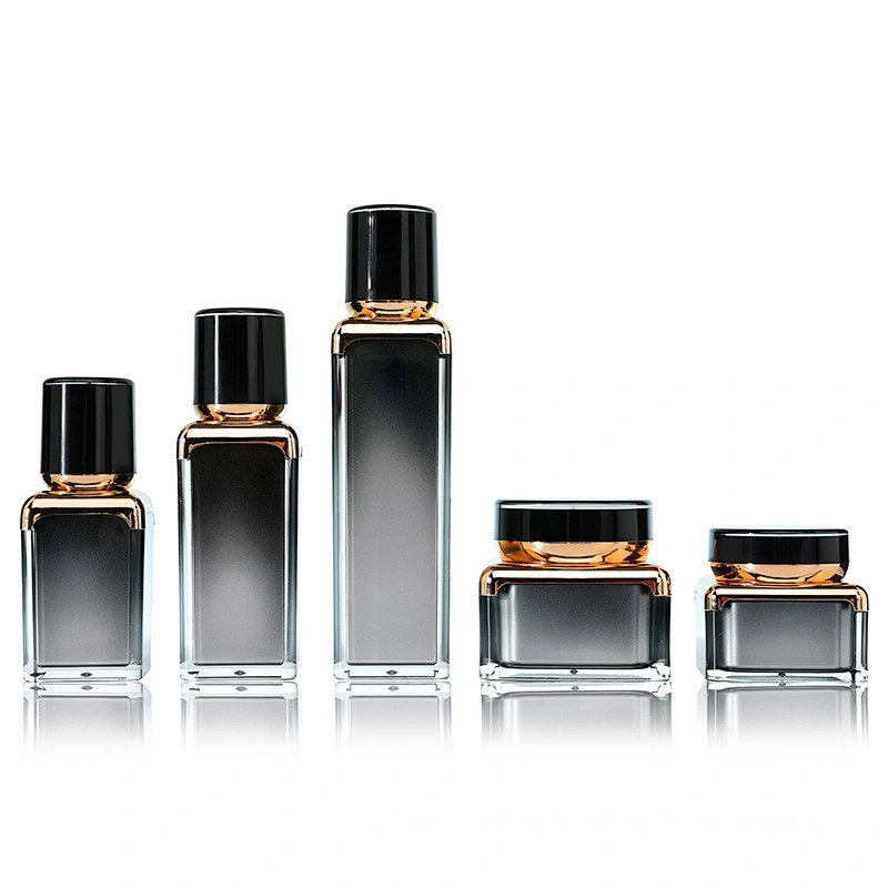 15ml 30 ml 50 ml 100ml luxury empty shampoo acrylic skin care bottles with cap packaging