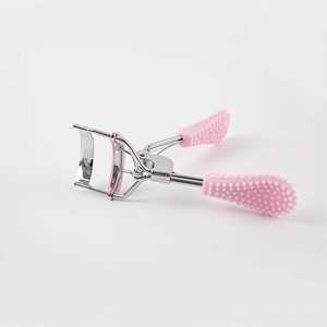 Wholesale Professional Make up tool Mini Custom Pink Eyelash Curler For Woman and Girls