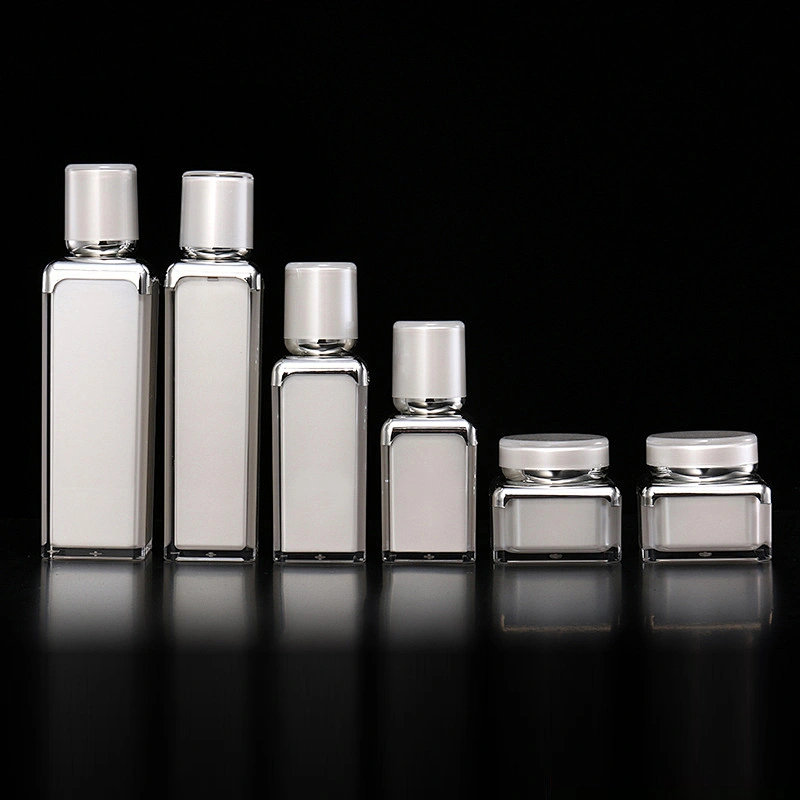 15ml 30 ml 50 ml 100ml luxury empty shampoo acrylic skin care bottles with cap packaging