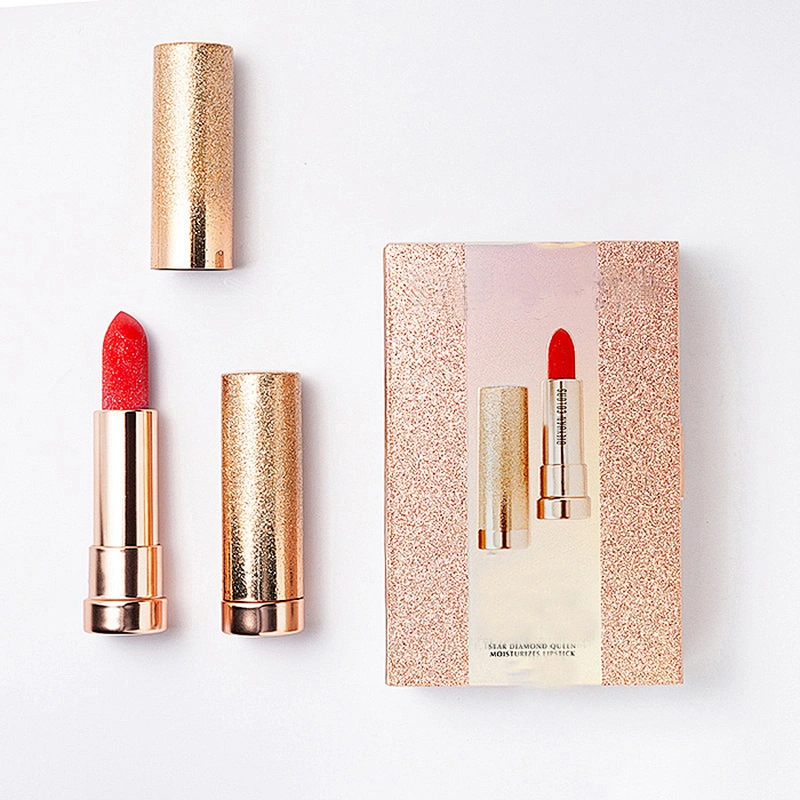 ODM change color moisturizer organic lipstick with private label glitter lipstick