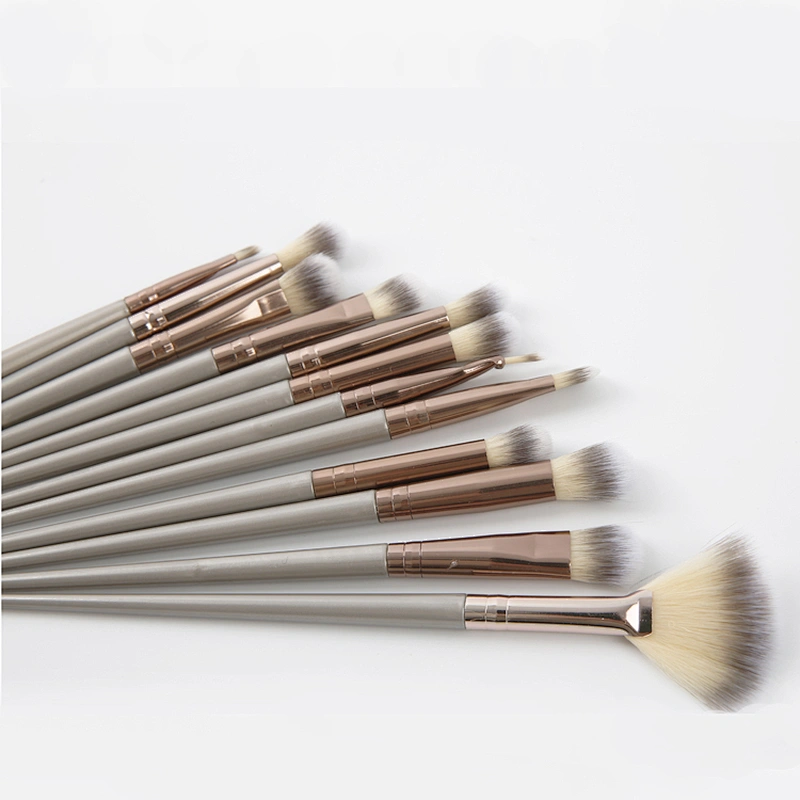 12 Pcs makeup Brush Set  Premium Synthetic Fabrics  Makeup Brushes 3 colors