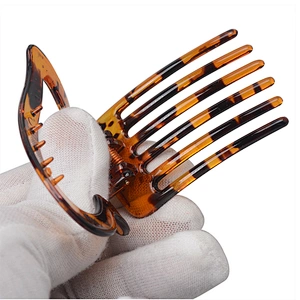 2021 New Fashion Large Size Hair Accessories Classic Style Leopard Geometric Hair Pins