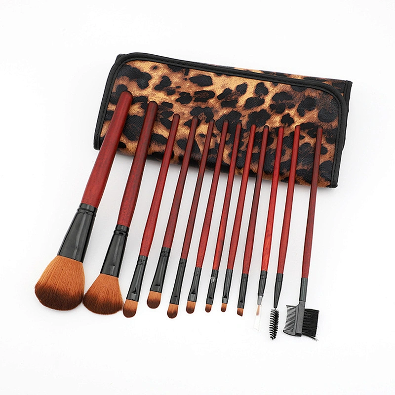 Professional Makeup Leopard Print Brush Kit