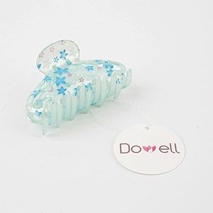 Wholesale Flower Pattern Hair Clips Light Color Hair Accessories Double Comb Hair Claw