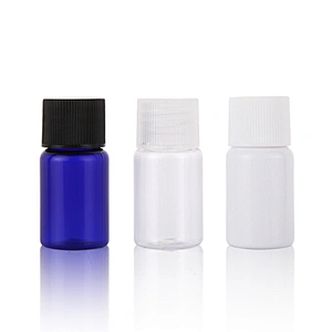 10ml round shoulder angle pet transparent plastic free gel gel packed emulsion lotion portable sub bottle