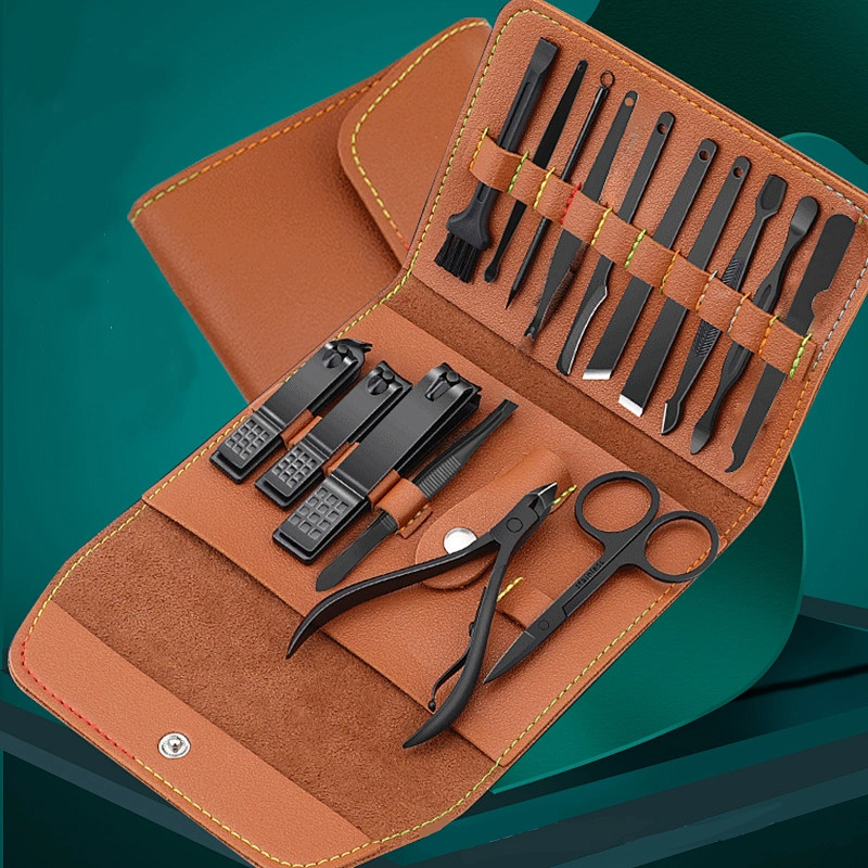 Cheap Custom Stainless Steel Nail Clipper Set-16 Piece Set Nail Clipper Set Proffessional Cutter Kit