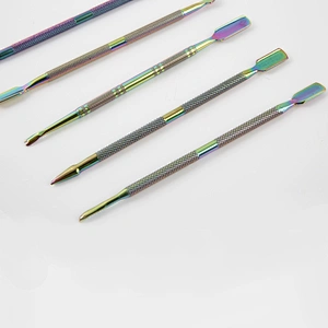 Cuticle Pusher Professional Stainless Steel Callus Nail Manicure Pedicure Tool Nail Cuticle Remover
