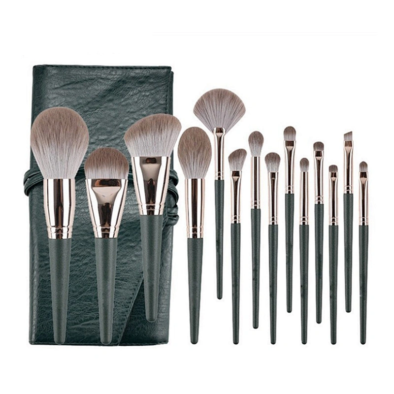 High Quality Vegan Synthetic Make Up Brushes Luxury Professional Private Label Makeup Brush Set Custom Makeup Brush