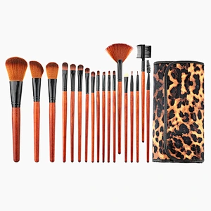Professional Makeup Leopard Print Brush Kit