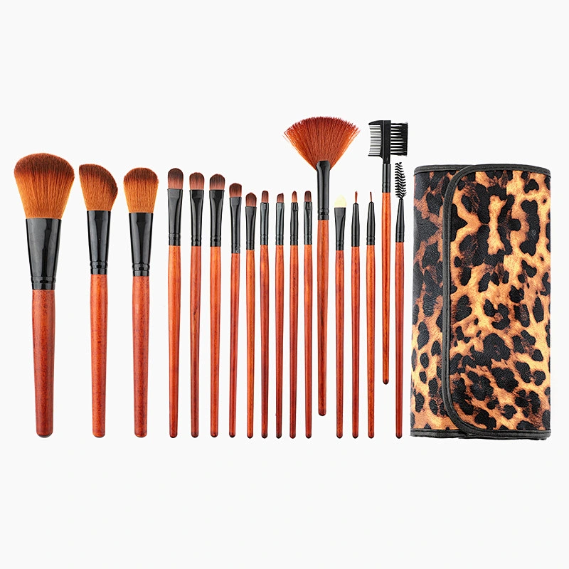 Professional Makeup Leopard Print Brush Kit