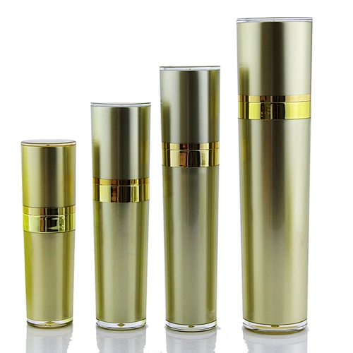 Cosmetic packaging 30ml 50ml 80ml 100ml 120ml acrylic plastic bottle with lotion pump airless pump bottle