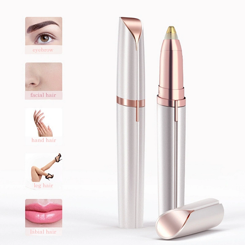 Painless Lady Rechargeable Mini Eye Brow Shaver Razor Electric Eyebrow Trimmer For Women