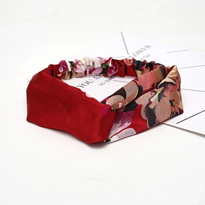 2021 Hot Selling New Design Women Headband boho Floral Style Cross Head Wrap Hair Band